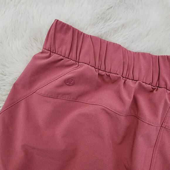 Lululemon Stroll At Sundown Short 3" Athletic Shorts In Cherry Tint - Picture 3 of 10